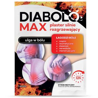 Diabolo Max, plaster silnie rozgrzewający, 1 sztuka - zdjęcie produktu