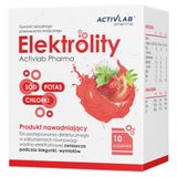 Activlab Pharma Elektrolity, smak truskawkowy, 10 saszetek USZKODZONE OPAKOWANIE - miniaturka zdjęcia produktu