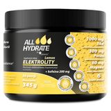 ALLHydrate Elektrolity + Kofeina, smak cytrynowy, 345 g - miniaturka zdjęcia produktu