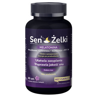 Sen Żelki, smak owoców leśnych, 60 sztuk - zdjęcie produktu