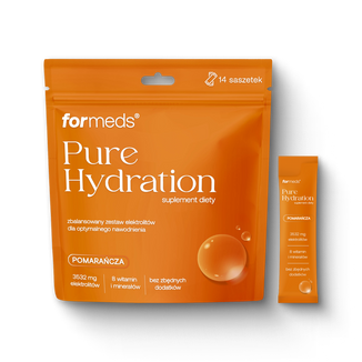 ForMeds Pure Hydration, smak pomarańczowy, 9,6 g x 14 saszetek - zdjęcie produktu