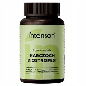 Intenson Karczoch & Ostropest, 60 tabletek Intenson Karczoch & Ostropest, 60 tabletek - zdjęcie produktu