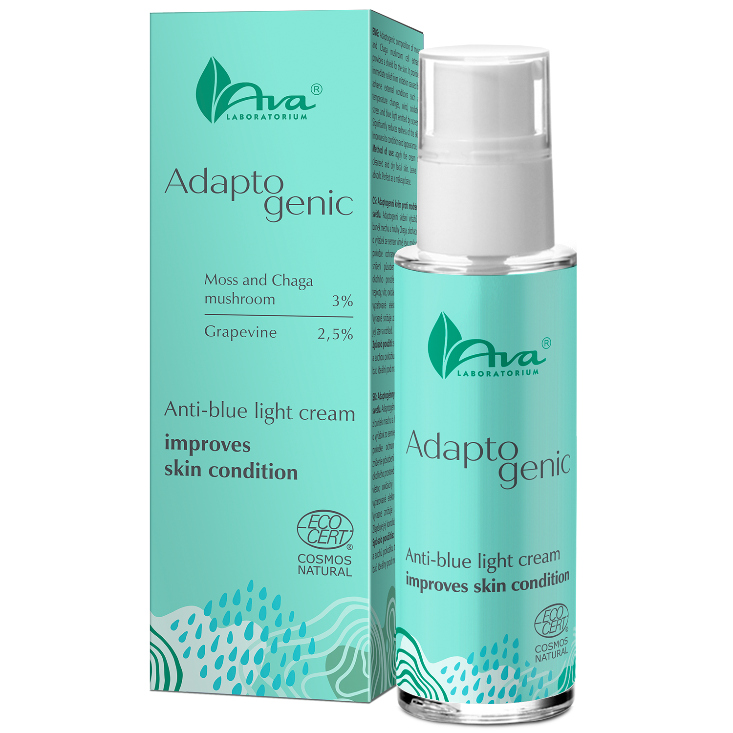 Nieznana Ava Adaptogenic, Creme anti-blue light, 30 ml