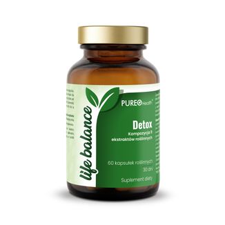 Pureo Health Life Balance Detox, 60 kapsułek - zdjęcie produktu