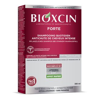 Bioxcin Forte, szampon przeciw intensywnemu wypadaniu włosów, 300 ml Bioxcin Forte, szampon przeciw intensywnemu wypadaniu włosów, 300 ml - zdjęcie produktu