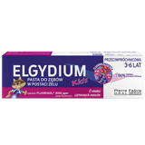 Elgydium Kids Fluorinol, przeciwpróchnicowa pasta do zębów dla dzieci 3-6 lat, malinowo-truskawkowa, 50 ml - miniaturka zdjęcia produktu