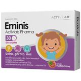 Activlab Pharma Eminis, smak truskawkowy, 30 tabletek do ssania - miniaturka zdjęcia produktu