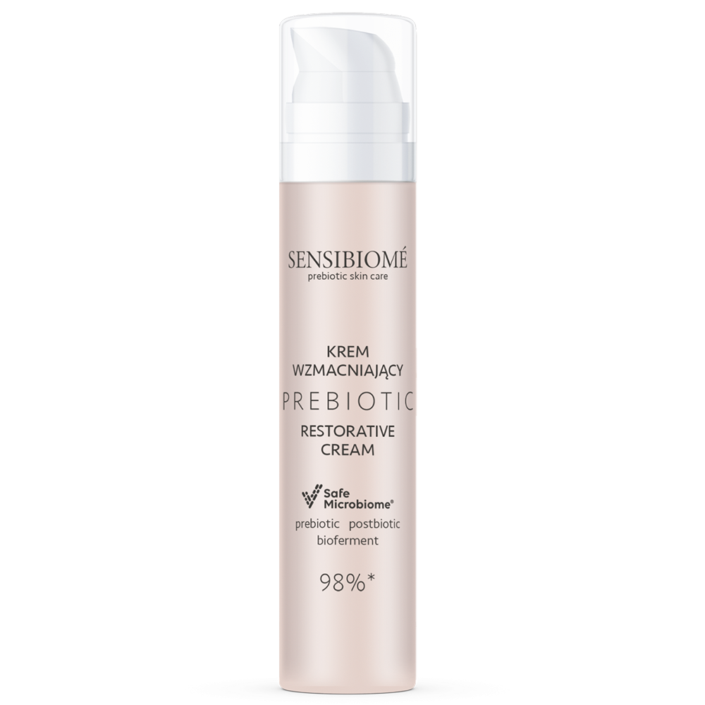 Flos-Lek Sensibiome Prebiotic Skin Care, Creme kräftigend für das Gesicht, 50 ml