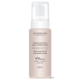 Sensibiome Prebiotic Skin Care, pianka do mycia ciała i skóry głowy, 150 ml - zdjęcie produktu