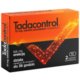Tadacontrol 10 mg, 2 tabletki - miniaturka zdjęcia produktu