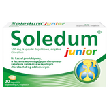 Soledum Junior 100 mg, 20 kapsułek - miniaturka zdjęcia produktu