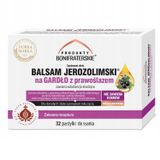 Produkty Bonifraterskie Balsam Jerozolimski na Gardło z prawoślazem, 32 pastylki do ssania USZKODZONE OPAKOWANIE Produkty Bonifraterskie Balsam Jerozolimski na Gardło z prawoślazem, 32 pastylki do ssania USZKODZONE OPAKOWANIE - miniaturka zdjęcia produktu