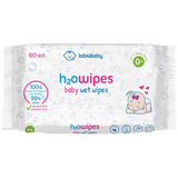 Lab4baby H2O Wipes Baby, chusteczki nawilżane wodą, od urodzenia, 60 sztuk KRÓTKA DATA - miniaturka zdjęcia produktu
