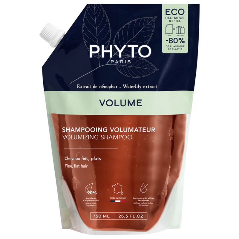 Phyto Phyto Volume, Shampoo für mehr Volumen, refill, 750 ml — Inhaltsstoffe und Bewertung