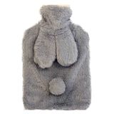 Pink, termofor w pokrowcu, szary króliczek, 2 l, 1 sztuka - miniaturka zdjęcia produktu