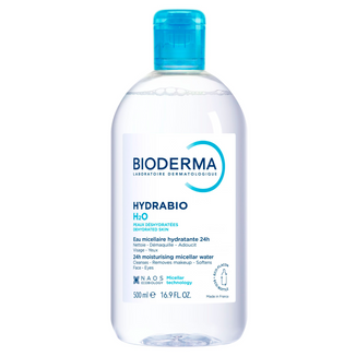 Bioderma Hydrabio H2O, nawilżający płyn micelarny do demakijażu, skóra odwodniona, 500 ml - zdjęcie produktu