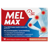 Mel Max 15 mg, 10 tabletek ulegających rozpadowi w jamie ustnej - miniaturka zdjęcia produktu