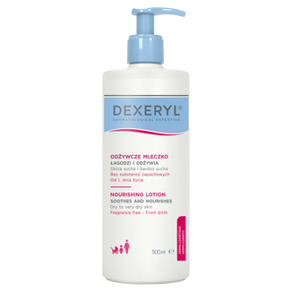 Dexeryl, odżywcze mleczko do ciała, 500 ml USZKODZONE OPAKOWANIE - zdjęcie produktu