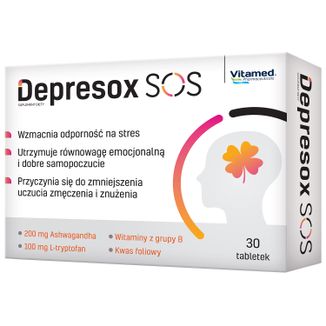 Depresox SOS, 30 tabletek - zdjęcie produktu