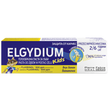 Elgydium Kids, pasta do zębów w postaci żelu z kompleksem Fluorinol Protect+, bananowa, 50 ml USZKODZONE OPAKOWANIE - miniaturka zdjęcia produktu