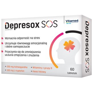 Depresox SOS, 60 tabletek - zdjęcie produktu