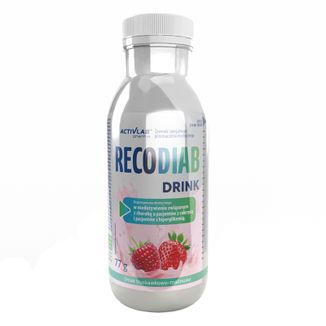 ActivLab Pharma Recodiab Drink, preparat odżywczy, smak truskawkowo-malinowy, 77 g - zdjęcie produktu