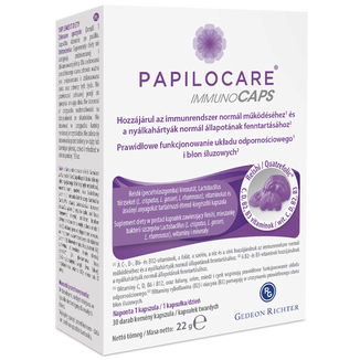 Papilocare Immunocaps, 30 kapsułek - zdjęcie produktu