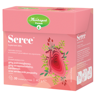 Herbapol Serce, herbatka ziołowa, 2 g x 20 saszetek - zdjęcie produktu