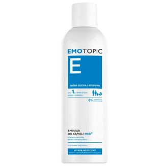 Emotopic, emulsja do kąpieli med+ od 1 dnia życia, skóra sucha i atopowa, 400 ml USZKODZONE OPAKOWANIE - zdjęcie produktu