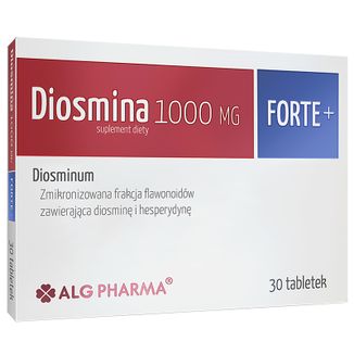 Diosmina 1000 mg Forte+, 30 tabletek - zdjęcie produktu