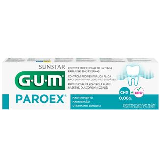 GUM PAROEX 0,06%, pasta do zębów, krwawiące dziąsła, antyseptyczna, 75 ml USZKODZONE OPAKOWANIE - zdjęcie produktu