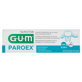 Sunstar Gum Paroex 0,06%, pasta do zębów, Codzienna Pielęgnacja, 75 ml - zdjęcie produktu