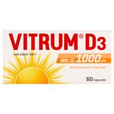 Vitrum D3, witamina D 1000 j.m., 60 kapsułek - miniaturka zdjęcia produktu