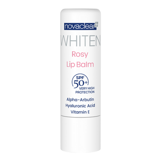 Novaclear Whiten Rosy Lip Balm, pomadka do ust, SPF 50+, 4,9 g Novaclear Whiten Rosy Lip Balm, pomadka do ust, SPF 50+, 4,9 g - zdjęcie produktu
