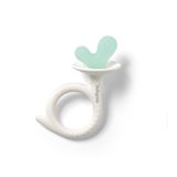 BabyOno, silikonowy gryzak, snail, biały, od urodzenia, 1 sztuka - miniaturka zdjęcia produktu