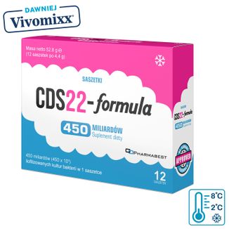 CDS22-formula 450 miliardów (dawniej Vivomixx 450), proszek do sporządzania zawiesiny doustnej, 12 saszetek - zdjęcie produktu