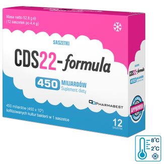 CDS22-formula 450 miliardów, proszek do sporządzania zawiesiny doustnej, 12 saszetek - zdjęcie produktu
