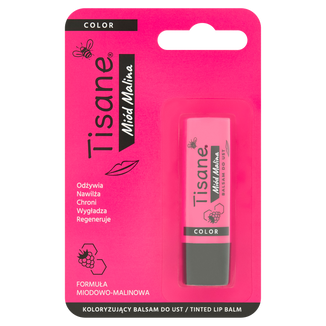 Tisane Color, balsam koloryzujący do ust, Miód Malina, 5,1 g - zdjęcie produktu