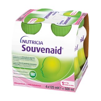 Nutridrink Souvenaid, preparat odżywczy, smak truskawkowy, 4 x 125 ml - zdjęcie produktu