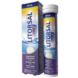 Zdrovit Litorsal Senior+, dla diabetyków, smak pomarańczowy, 20 tabletek musujących USZKODZONE OPAKOWANIE - miniaturka zdjęcia produktu