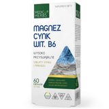 Medica Herbs Magnez, Cynk, Witamina B6, 60 kapsułek - miniaturka zdjęcia produktu