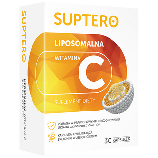 Suptero Liposomalna Witamina C, 30 kapsułek - zdjęcie produktu