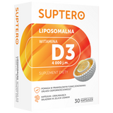 Suptero Liposomalna Witamina D3 4000 j.m., 30 kapsułek - miniaturka zdjęcia produktu