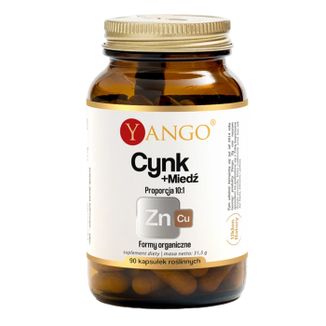 Yango Cynk + Miedź, 90 kapsułek - zdjęcie produktu