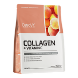 OstroVit Kolagen + Witamina C, smak brzoskwiniowy, 400 g - miniaturka zdjęcia produktu