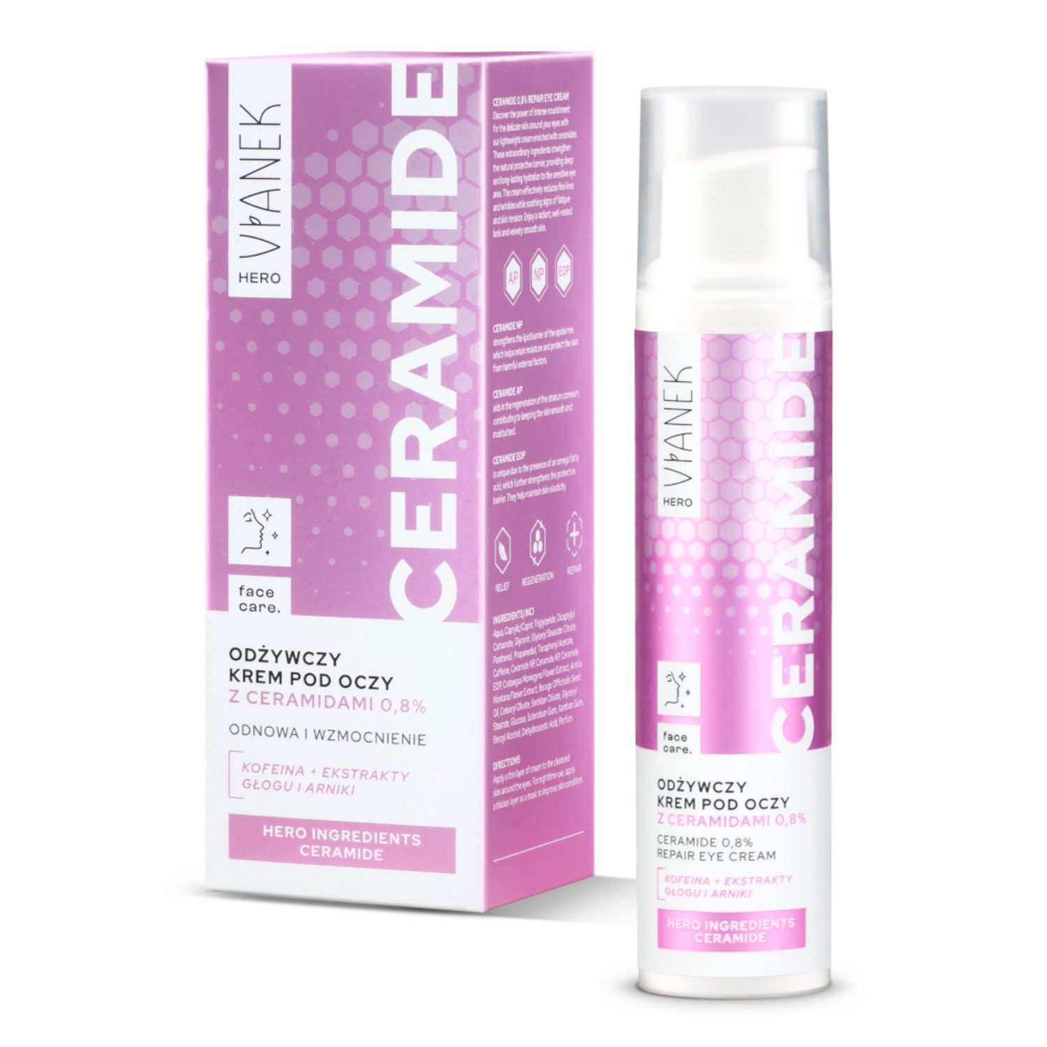Vianek Vianek Hero Ceramide, pflegend Augencreme mit Ceramiden, 15 ml — Inhaltsstoffe und Bewertung