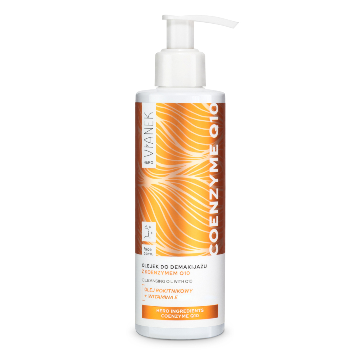 Vianek Vianek Hero Coenzyme Q10, olejek do demakijażu z koenzymem Q10, 195 ml — Składniki i ocena