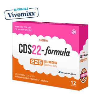 CDS22-Formula 225 miliardów (dawniej Vivomixx 225), proszek do sporządzania zawiesiny doustnej, 12 saszetek - zdjęcie produktu