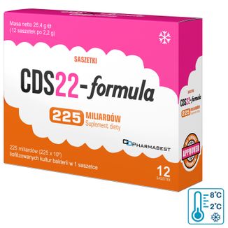 CDS22-formula 225 miliardów, proszek do sporządzania zawiesiny doustnej, 12 saszetek - zdjęcie produktu