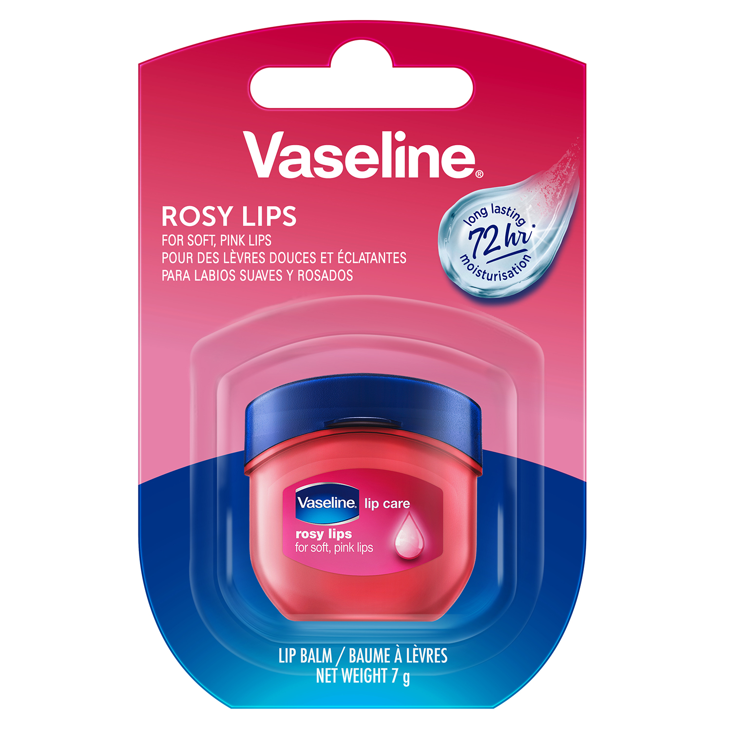 Vaseline Vaseline Lip Care Rosy Lips, Lotion für die Lippen, 7 g — Inhaltsstoffe und Bewertung